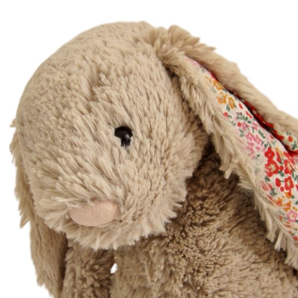 Jellycat Light Brown Bashful Bunny Rabbit Soft Toy Plush Soother 12" Size EASTER - Picture 2 of 7
